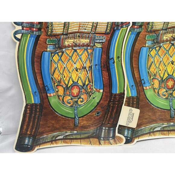 Ron Lewis Amscan Jukebox Wall Decoration 16” Lot of 2 New RARE - Picture 8 of 14